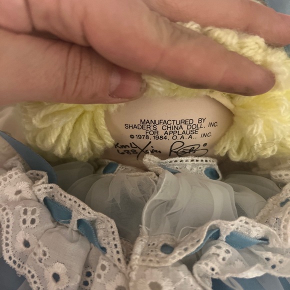 16” Vintage Limited Cabbage Patch Kids 1985 Porcelain Kellyn Marie #4882 W/ Tag - Picture 13 of 14